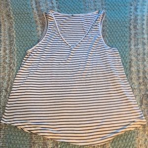 Stripes rue 21 flowy tank top